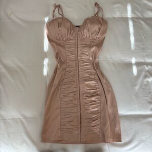 Windsor Satin Dusty Pink Dress
